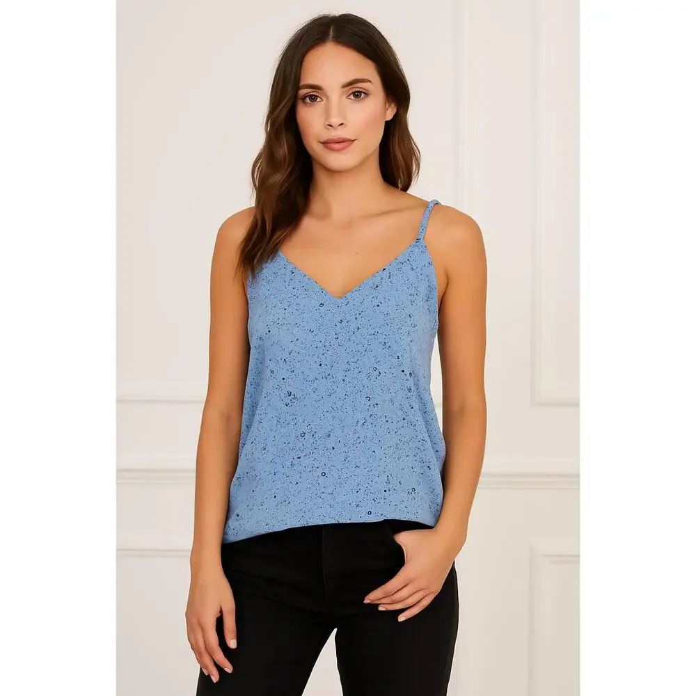 Breezy Blue Splatter Top